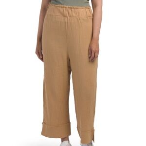 Kaktus Tan Wide Leg Pants NWT